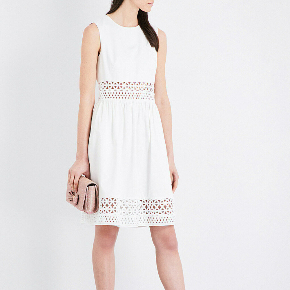 Ted Baker of London Dayzey Dress White Fit Flare